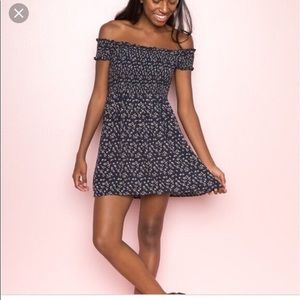 Brandy Melville Caley Mini off Shoulder Dress
